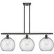 Ballston Large Farmhouse Chicken Wire 3 Light 36 inch Oil Rubbed Bronze Island Light Ceiling Light, Ballston