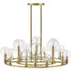 Alchemy 16 Light 37.75 inch Lacquered Brass Indoor Chandelier Ceiling Light