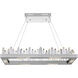 Agassiz LED 32 inch Polished Nickel Island/Pool Table Light Ceiling Light