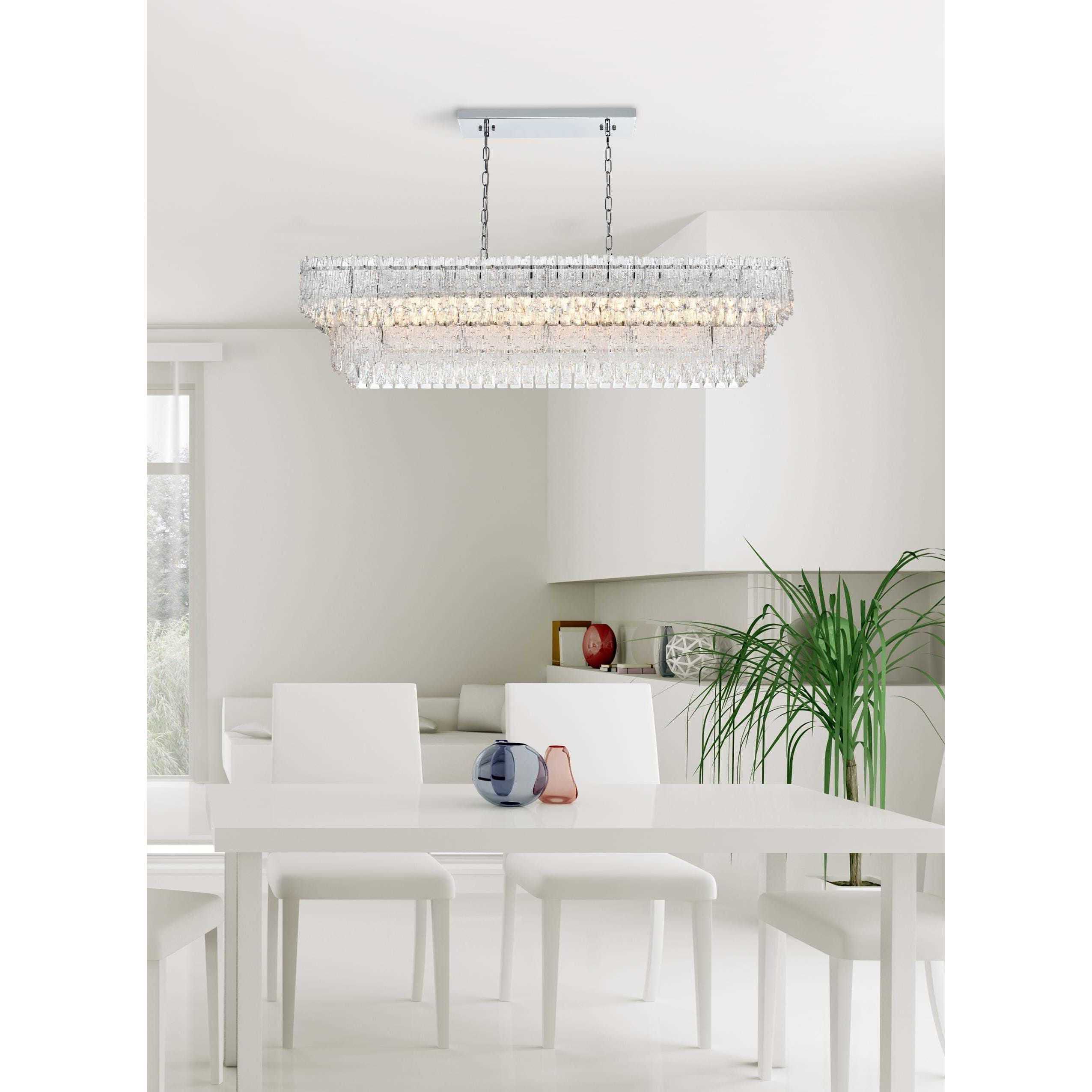 Emilia 8 Light 14 inch Chrome Chandelier Ceiling Light