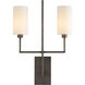 Blade Sconce Wall Light in Aged Bronze, Essential Lighting