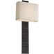 Anne-Marie Barton Fumar Tail Sconce Wall Light in Ridged Carbon