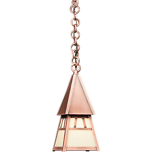 Dartmouth 1 Light 5 inch Verdigris Patina Pendant Ceiling Light in Gold White Iridescent