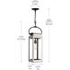 Union Square 1 Light 7 inch Stainless Steel Outdoor Hanging Lantern, Design Series
