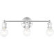 Lansdale 3 Light 20 inch Polished Chrome Vanity Sconce Wall Light