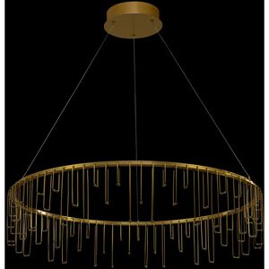 Lucerna LED 31.5 inch Stainless Steel Gold Chandelier Ceiling Light