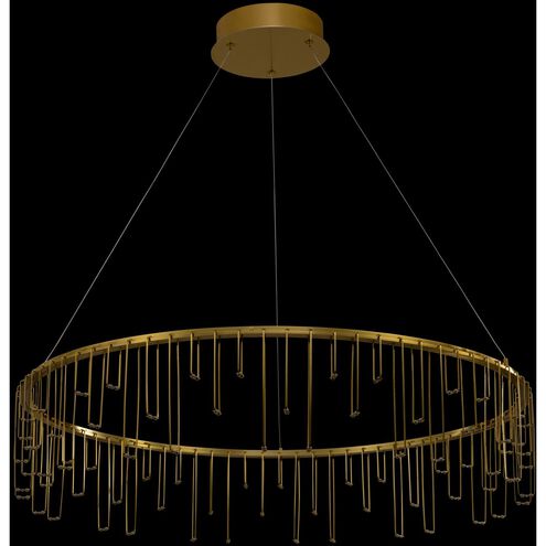 Lucerna LED 31.5 inch Stainless Steel Gold Chandelier Ceiling Light