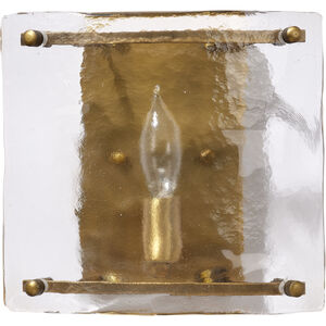 Glenn 1 Light 9.5 inch Antique Brass Wall Sconce Wall Light