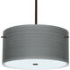 Tamburo 16v2 3 Light Bronze Stem Pendant Ceiling Light