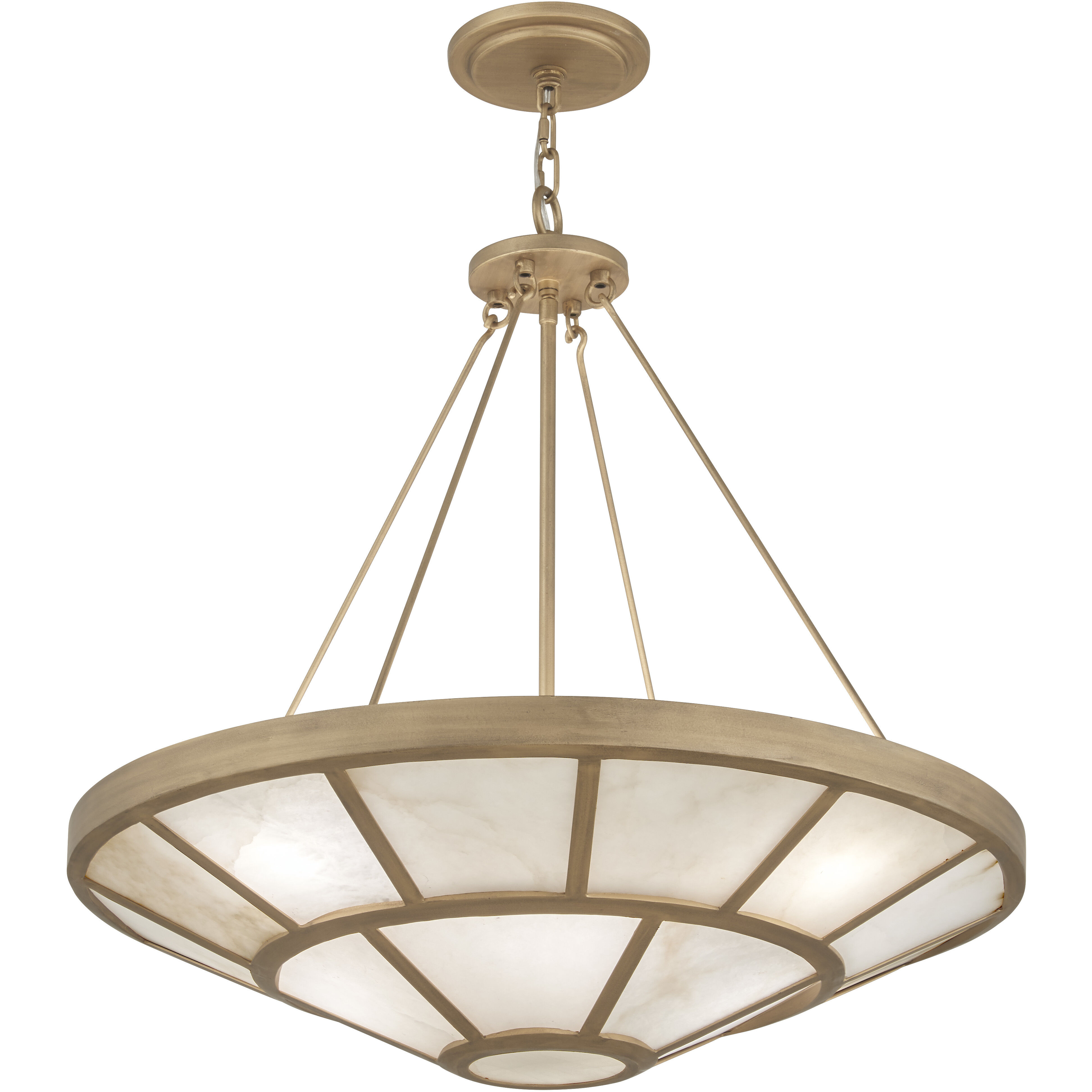 Istria 8 Light 28 inch Ashen Gold Pendant Ceiling Light