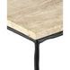 Boyles 42 inch Natural and Black Console Table, Hiroshi Koshitaka Collection