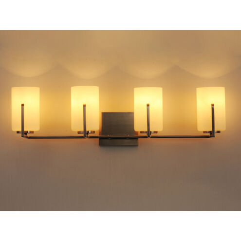 Dart 4 Light 30 inch Satin Nickel Vanity Light Wall Light
