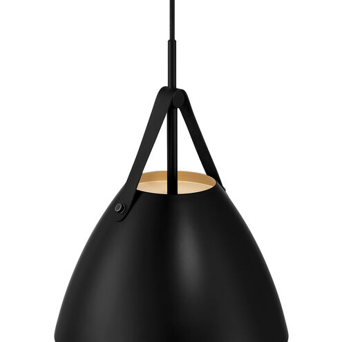 Tanner LED 10.75 inch Matte Black Pendant Ceiling Light