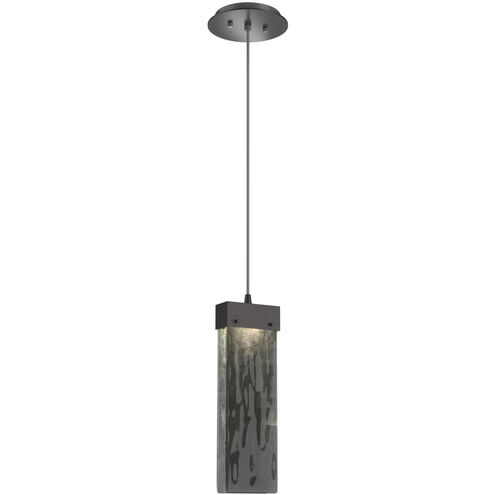 Parallel LED 2.3 inch Graphite Pendant Ceiling Light in 3000K LED, Smoke Granite