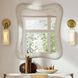 Fuller 41 X 35 inch Ivory Mirror