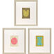 Happy Dance III Teal and Green and Pink and Beige Framed Art, Propac