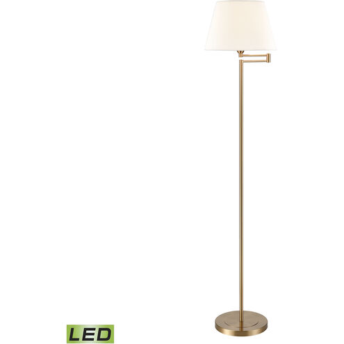 Scope 65 inch 9.00 watt Aged Brass Floor Lamp Portable Light