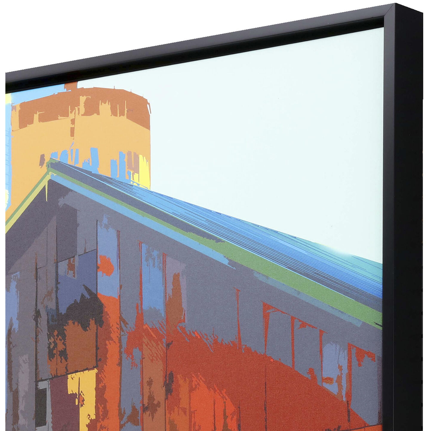 Scenic Multi and Blue and Green and Red Canvas