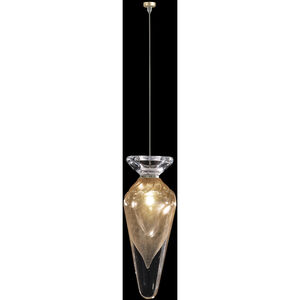 Essence 1 Light 4 inch Gold Pendant Ceiling Light