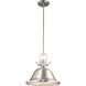 Stone Street 2 Light 17.25 inch Brushed Nickel Pendant Ceiling Light