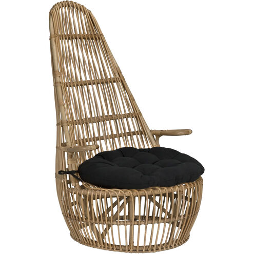Clementine Clear Coat Flat Occasional Chair