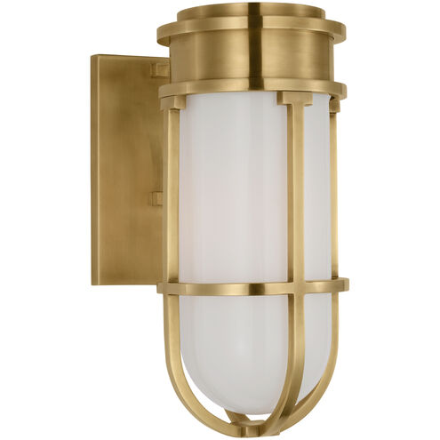 Chapman & Myers Gracie LED 4.75 inch Antique-Burnished Brass Tall Bracketed Sconce Wall Light