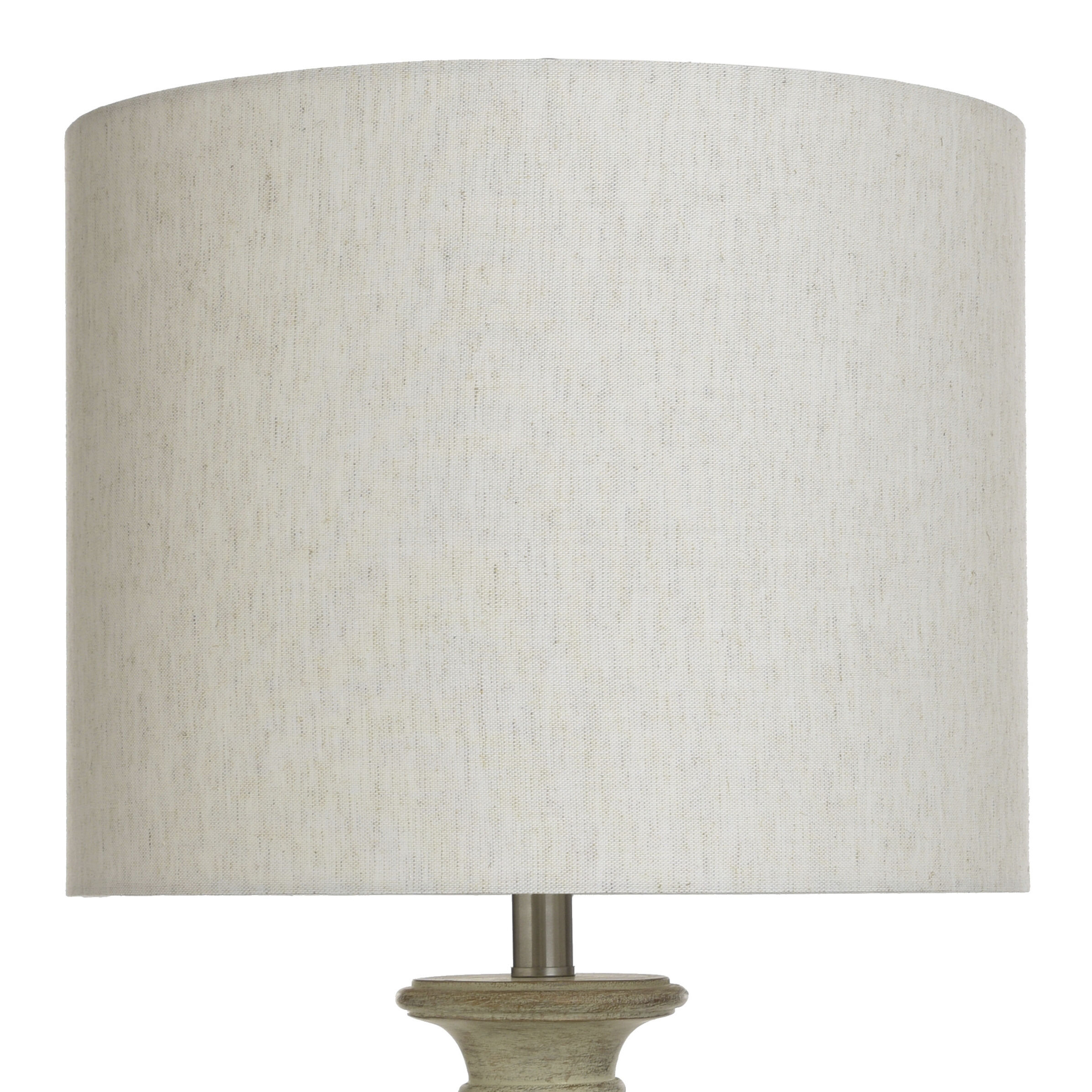 Cameron 32 inch 100.00 watt Malta Cream and Silver Table Lamp Portable Light