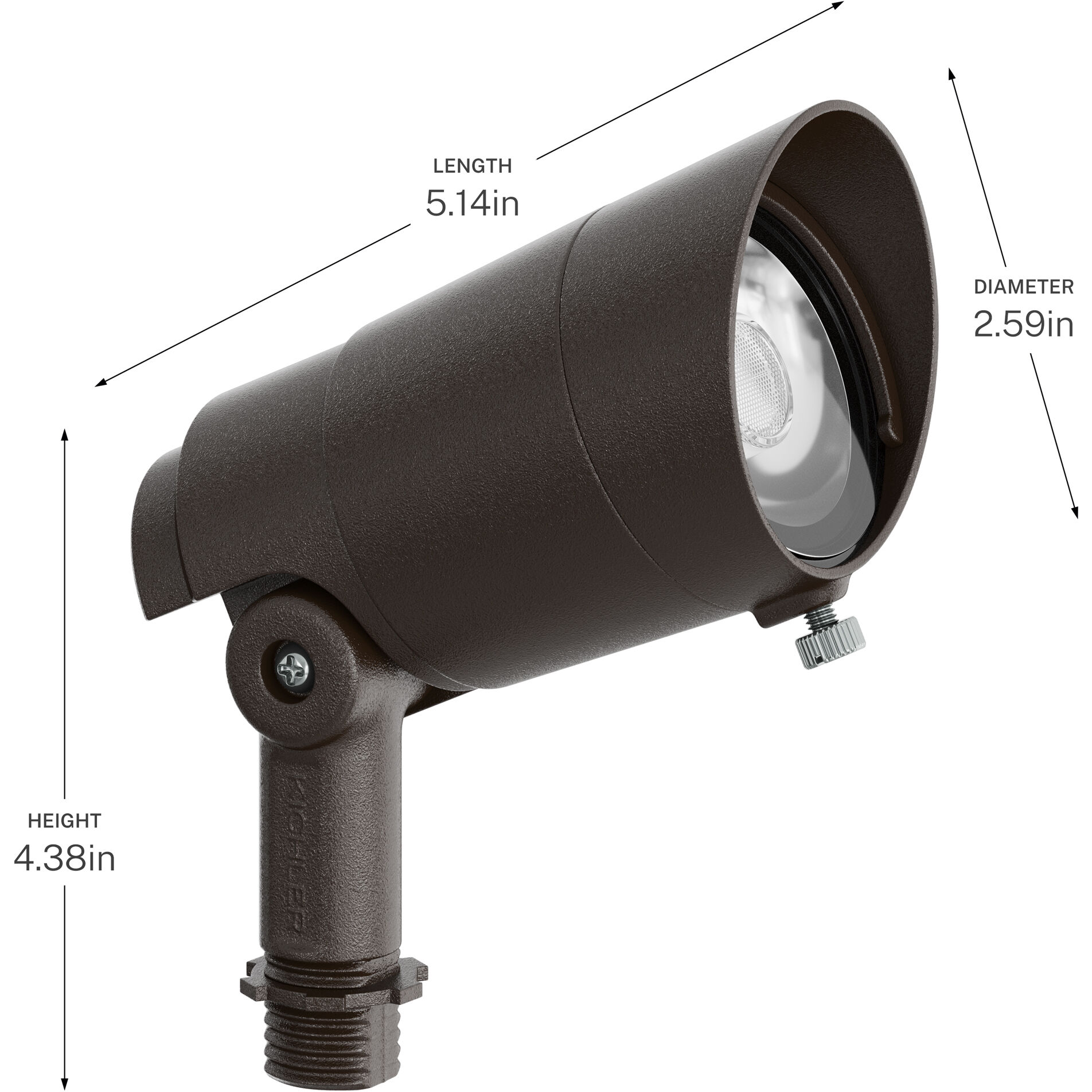 Integra 12 3.5 watt Textured Architectural Bronze Accent Light