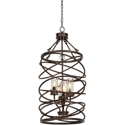 Eternity 4 Light 17 inch Etruscan Bronze Foyer Ceiling Light