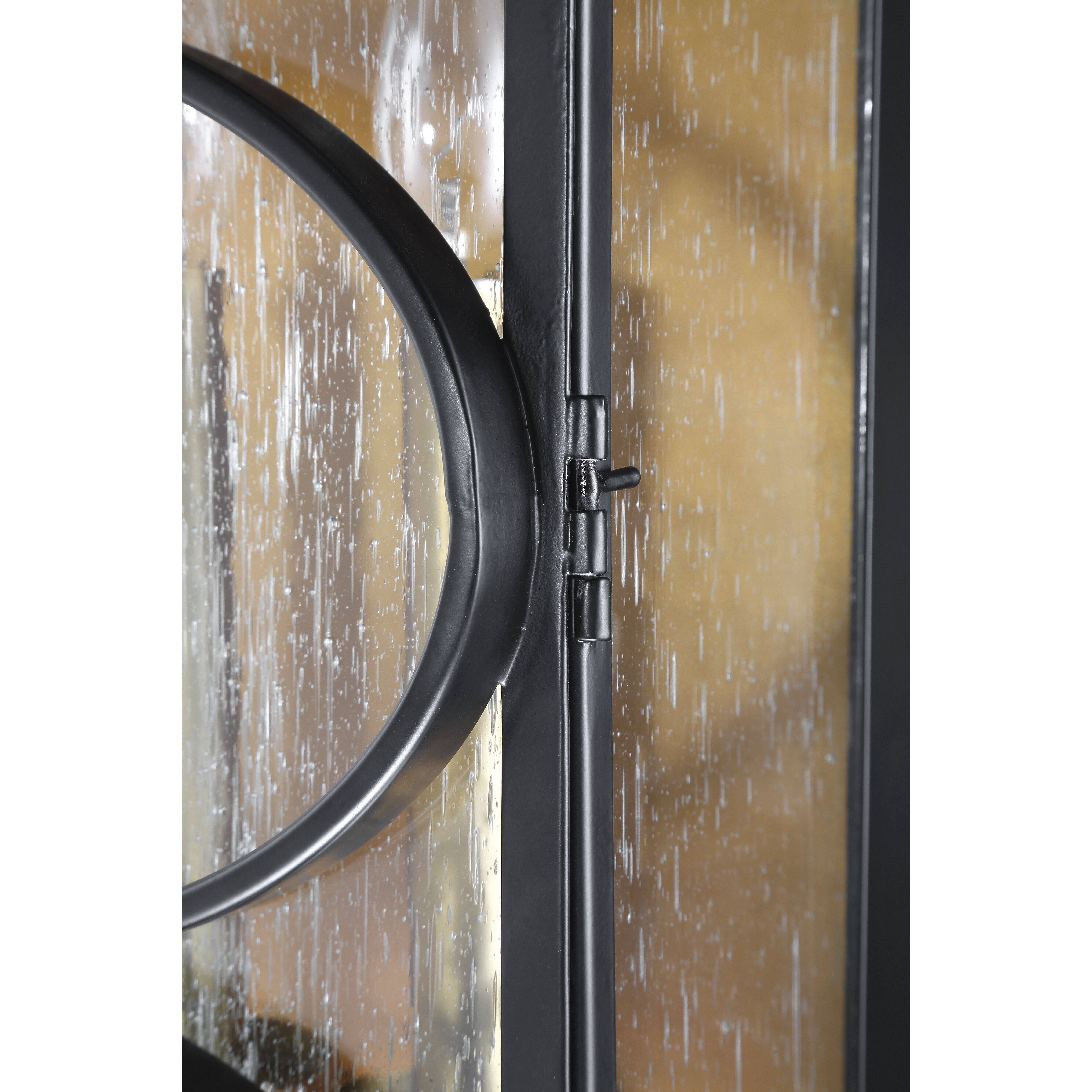 Hamilton 3 Light 20 inch Midnight/Patina Aged Brass Outdoor Wall Mount