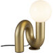 Alora Mood Sadie 6.63 inch 1.00 watt Brushed Gold Table Lamp Portable Light