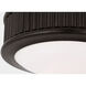 Paloma Contreras Ritz 5 inch Aged Iron Flush Mount Ceiling Light