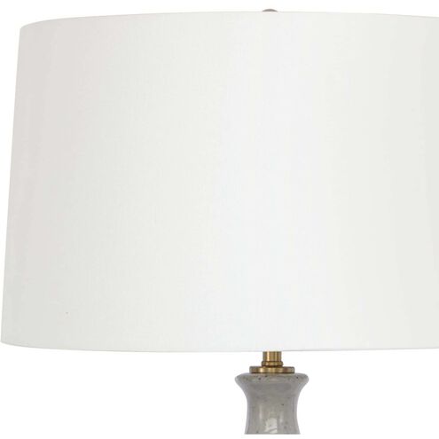 Glace 29 inch 150.00 watt White Table Lamp Portable Light