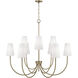 Averitt 9 Light 46 inch Aged Brass Chandelier Ceiling Light