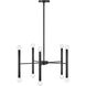 Millie LED 24 inch Black Chandelier Ceiling Light