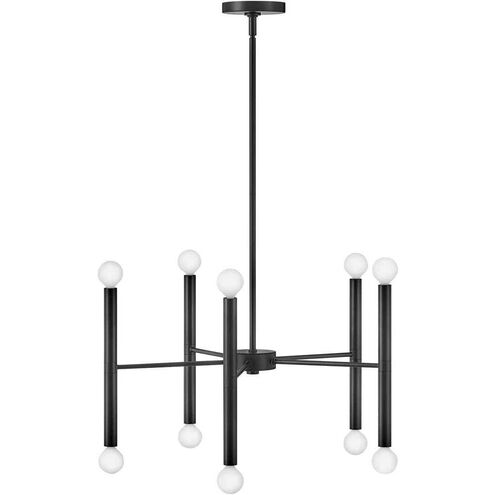 Millie LED 24 inch Black Chandelier Ceiling Light