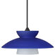 Trilo 7 1 Light Black Cord Pendant Ceiling Light
