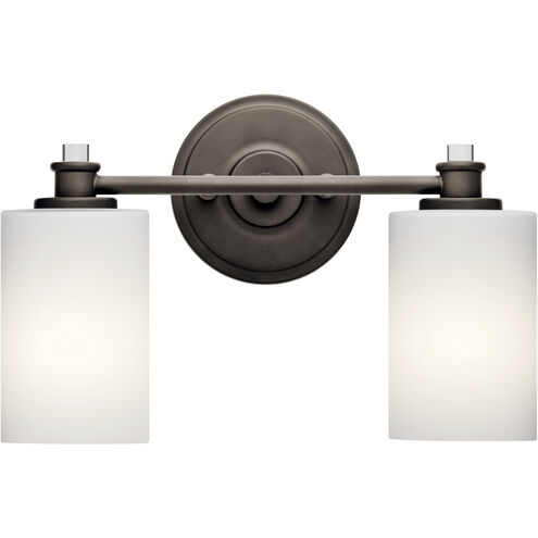 Joelson 2 Light 14 inch Olde Bronze Wall Mt Bath 2 Arm Wall Light in Incandescent