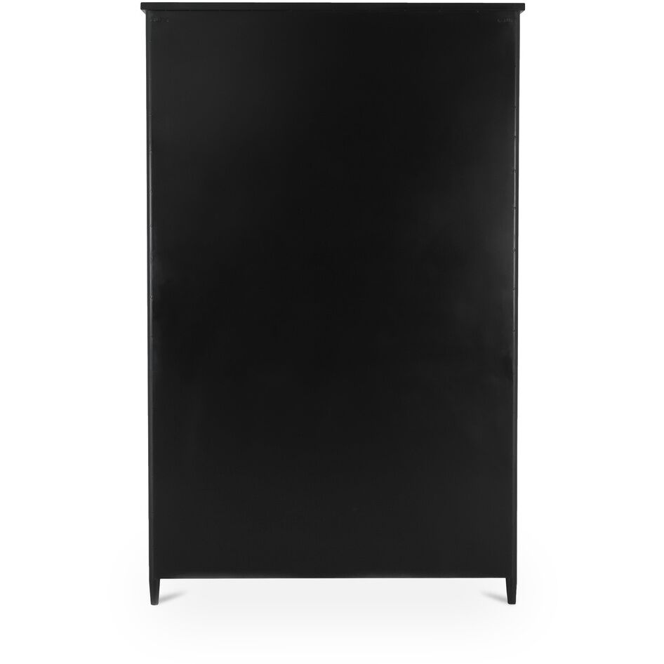 Henry Black Tall Cabinet
