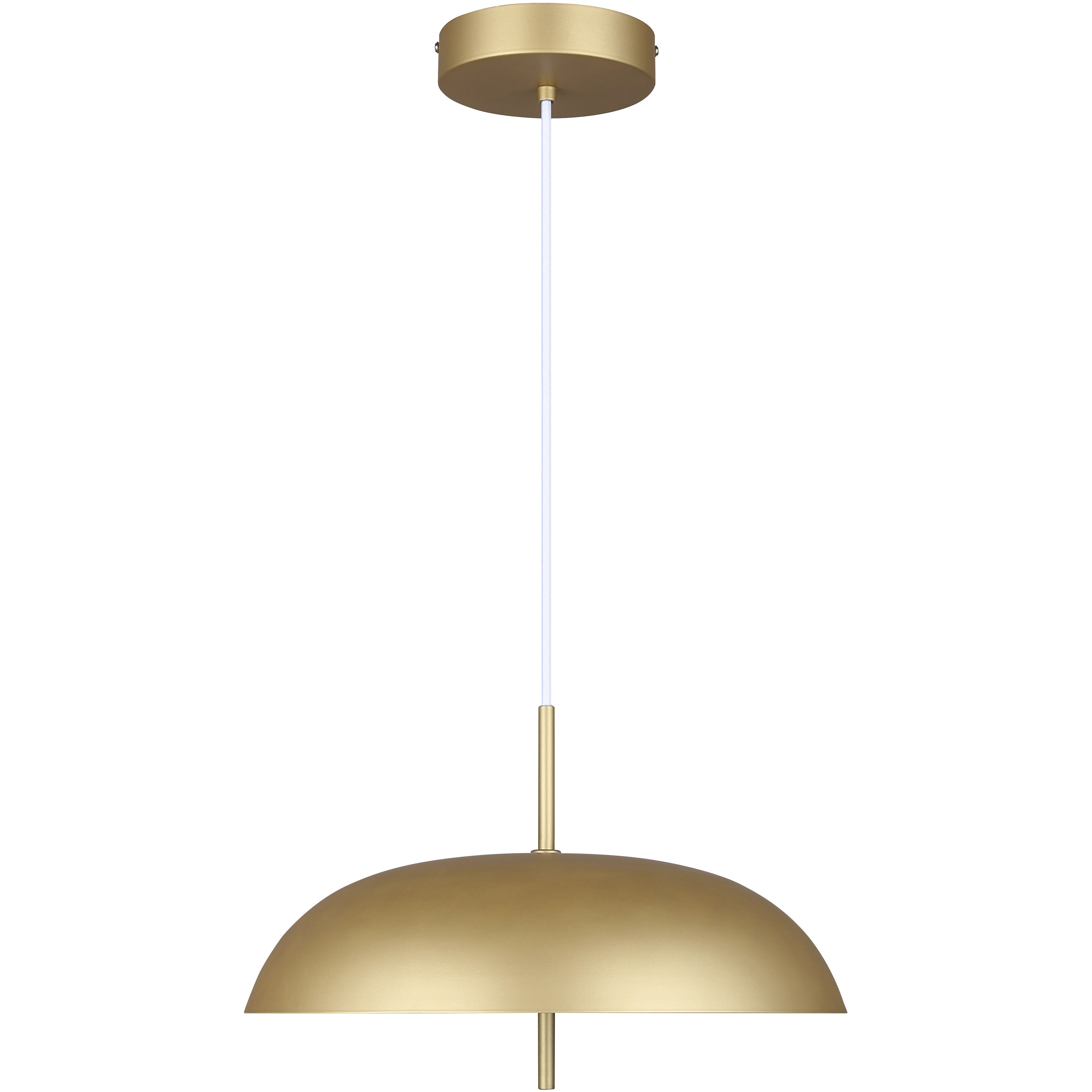 Kelvin LED 15.75 inch Gold Pendant Ceiling Light