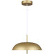 Kelvin LED 15.75 inch Gold Pendant Ceiling Light