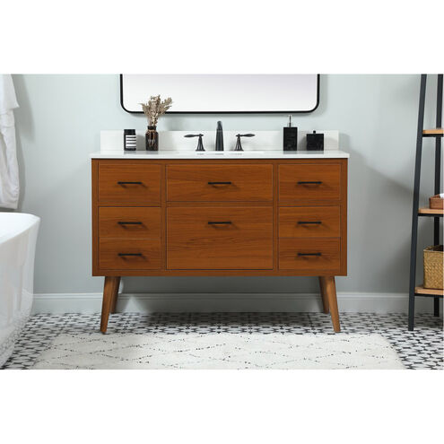 Boise 48 X 22 X 34 inch Teak Vanity Sink Set