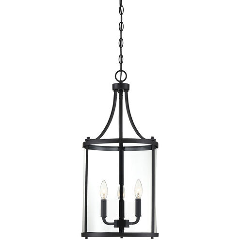 Penrose 3 Light 12 inch Black Pendant Ceiling Light, Essentials