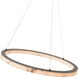 Sankt Gallen 39.37 inch Alabaster with Bronze Highlight Chandelier Ceiling Light, Large