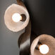 Mika LED 24 inch Dark Smoke Sconce/Semi-Flush Wall Light, Large