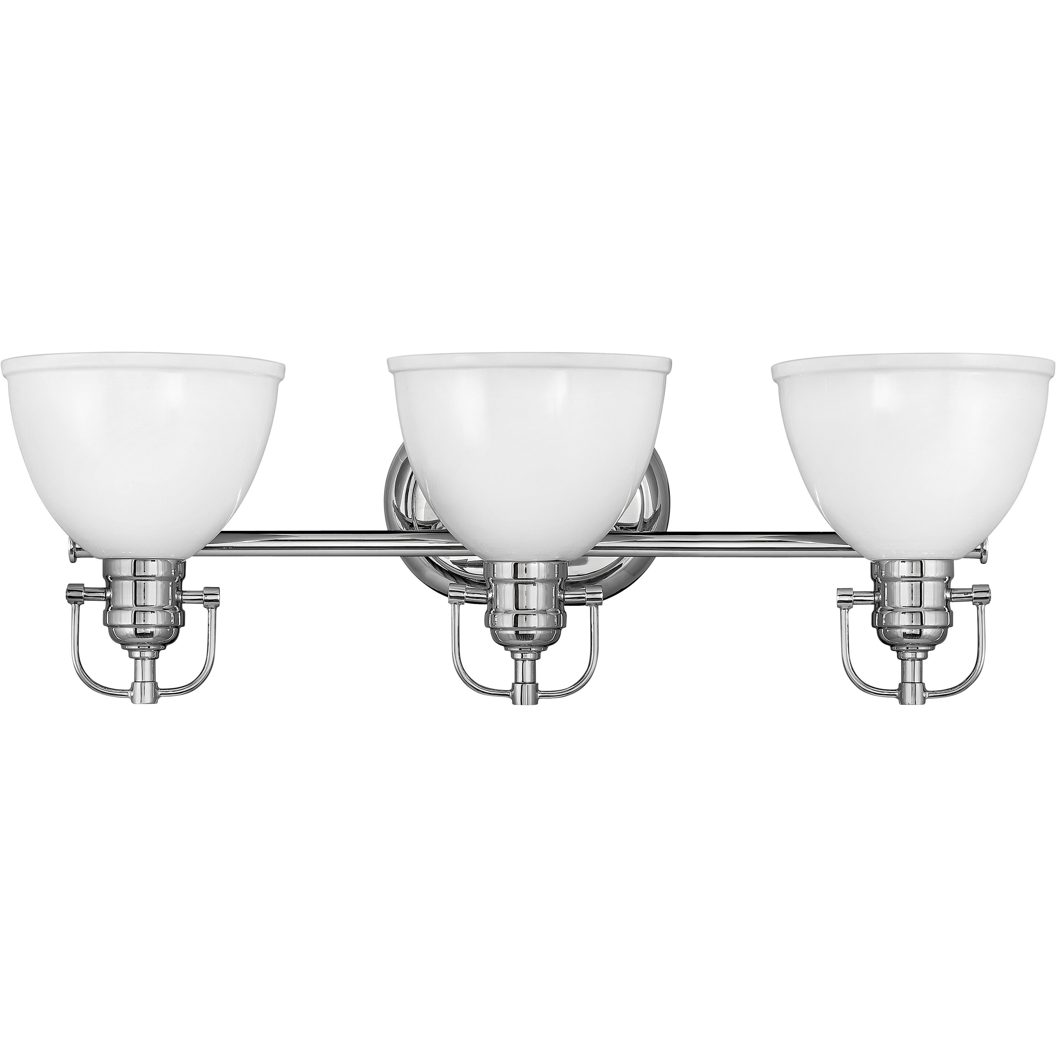 Rowan 3 Light 24.25 inch Chrome Vanity Light Wall Light