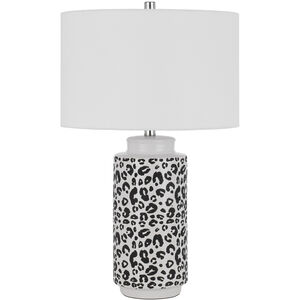 Exeter 26.5 inch 150.00 watt Pearl and Black Table Lamp Portable Light