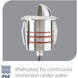 Inground Recessed Light 12 4.1 watt Stainless Steel Path Indicator Light in 2700K Warm LED, WAC Landscape