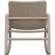 Sumba Oatmeal and Cerused Wheat Outdoor Rocking Chair