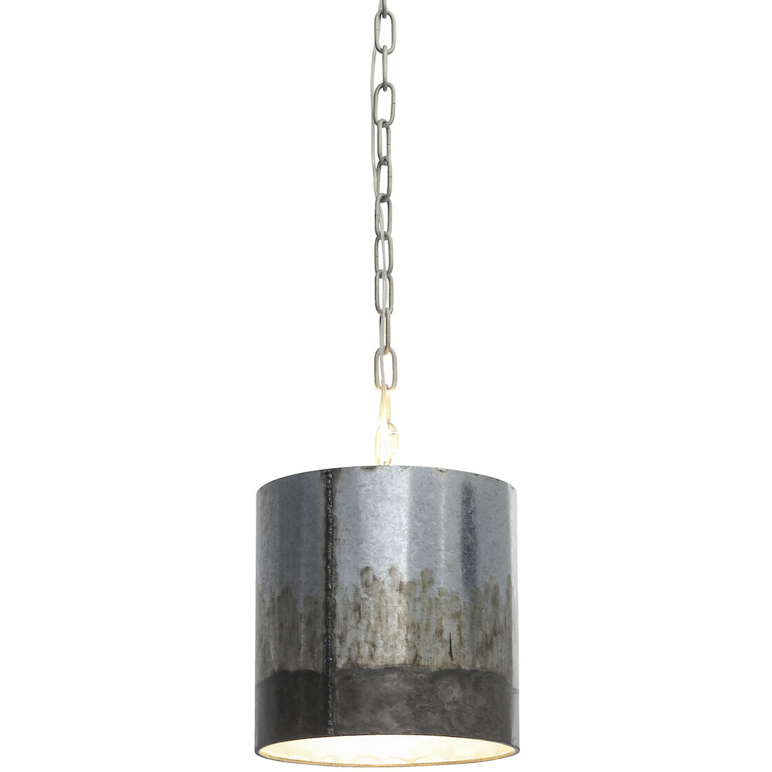 Cannery 1 Light 10 inch Ombre Galvanized Mini Pendant Ceiling Light